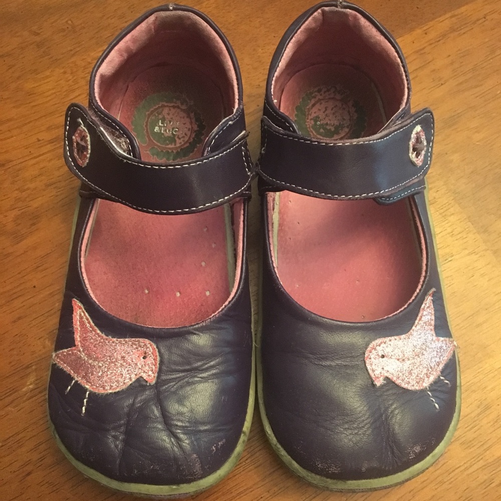 Purple with pink glittery bird